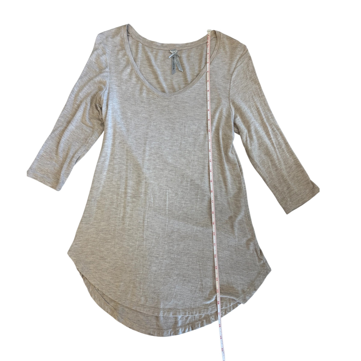 J.O. & Co. Camel Beige 3/4 Sleeve Top Size Petite/Small - RF