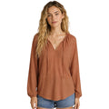 Z Supply Niki Slub Top Vintage Brown