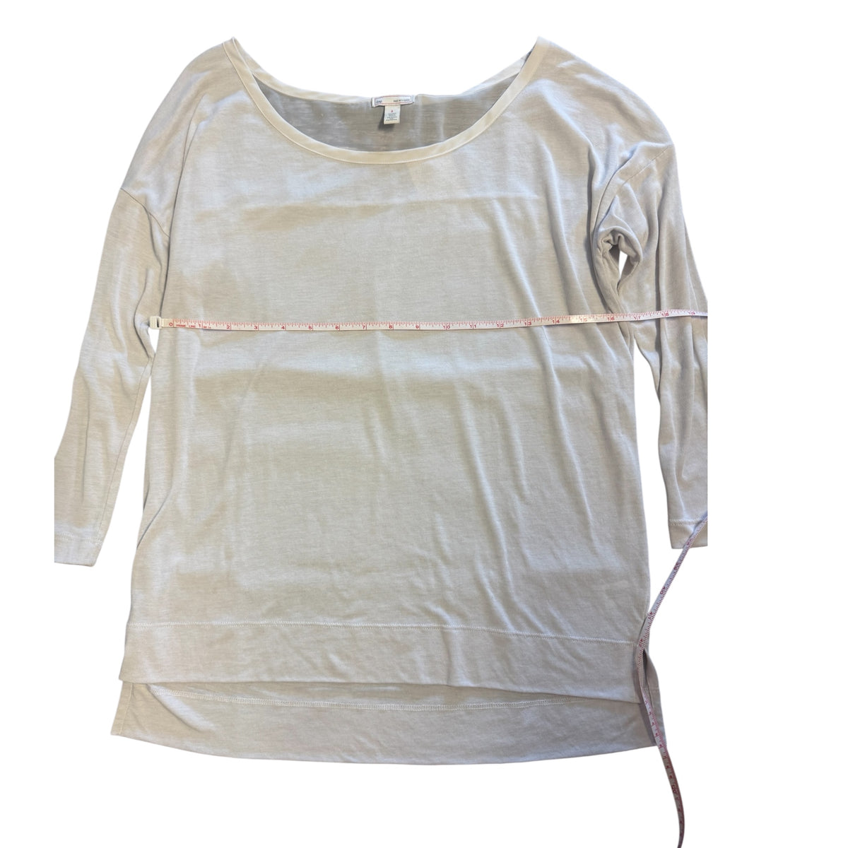 Gap Ivory 3/4 Sleeve Top Size Small - RF