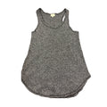 BKE Black Mineral Wash Raw Hem Tank Top Size M-RF