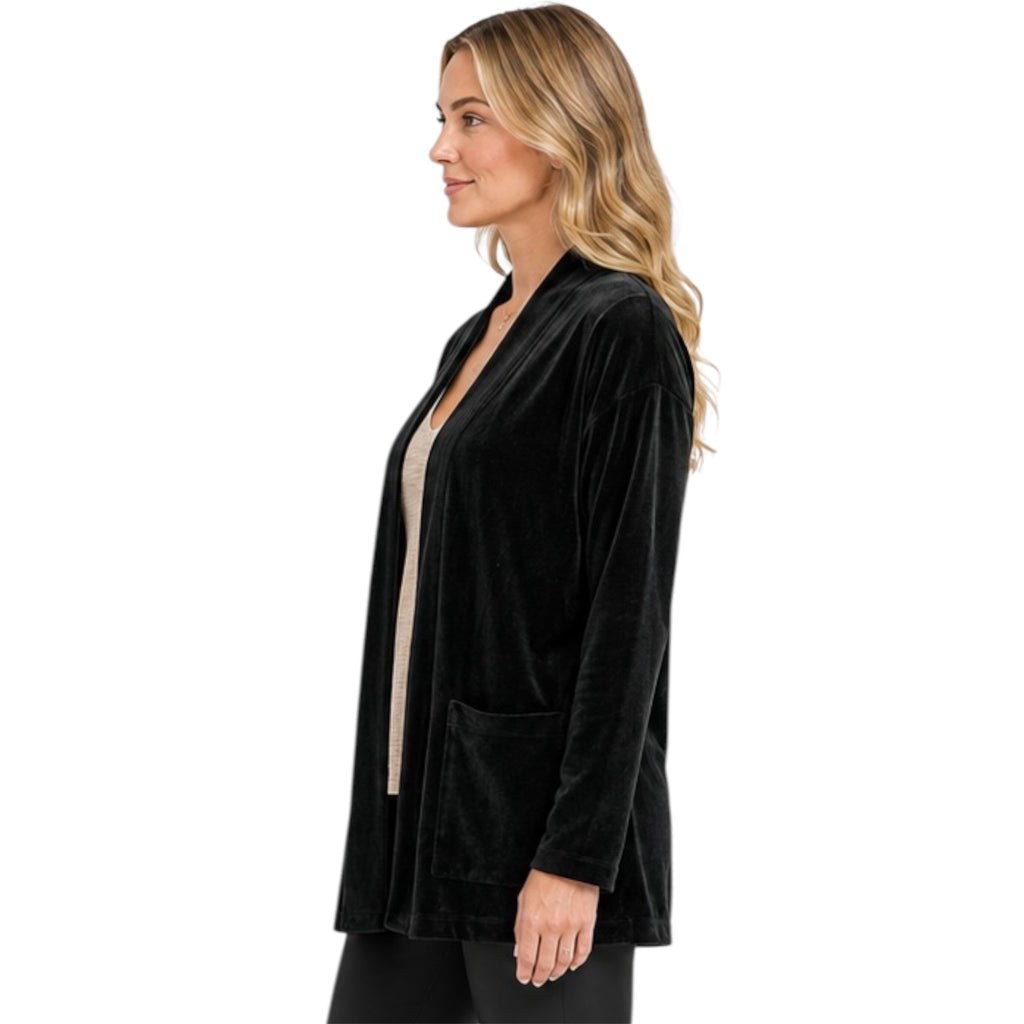 Black Long Sleeve Cardigan