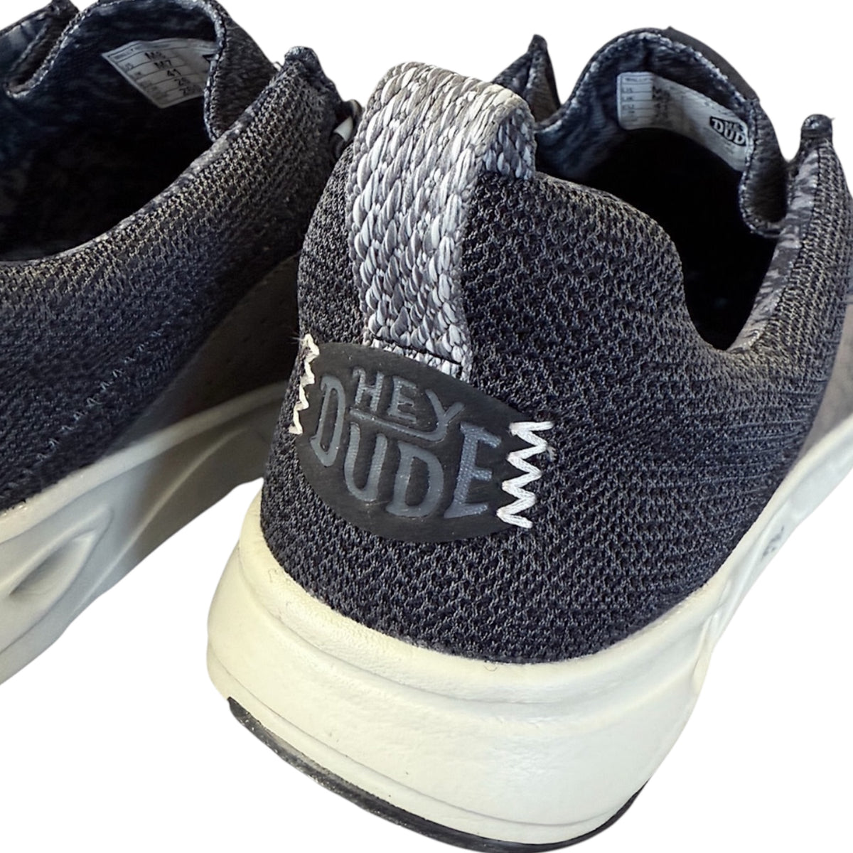Hey Dude Wally Hey20 Mesh Black/Monument Grey Mens