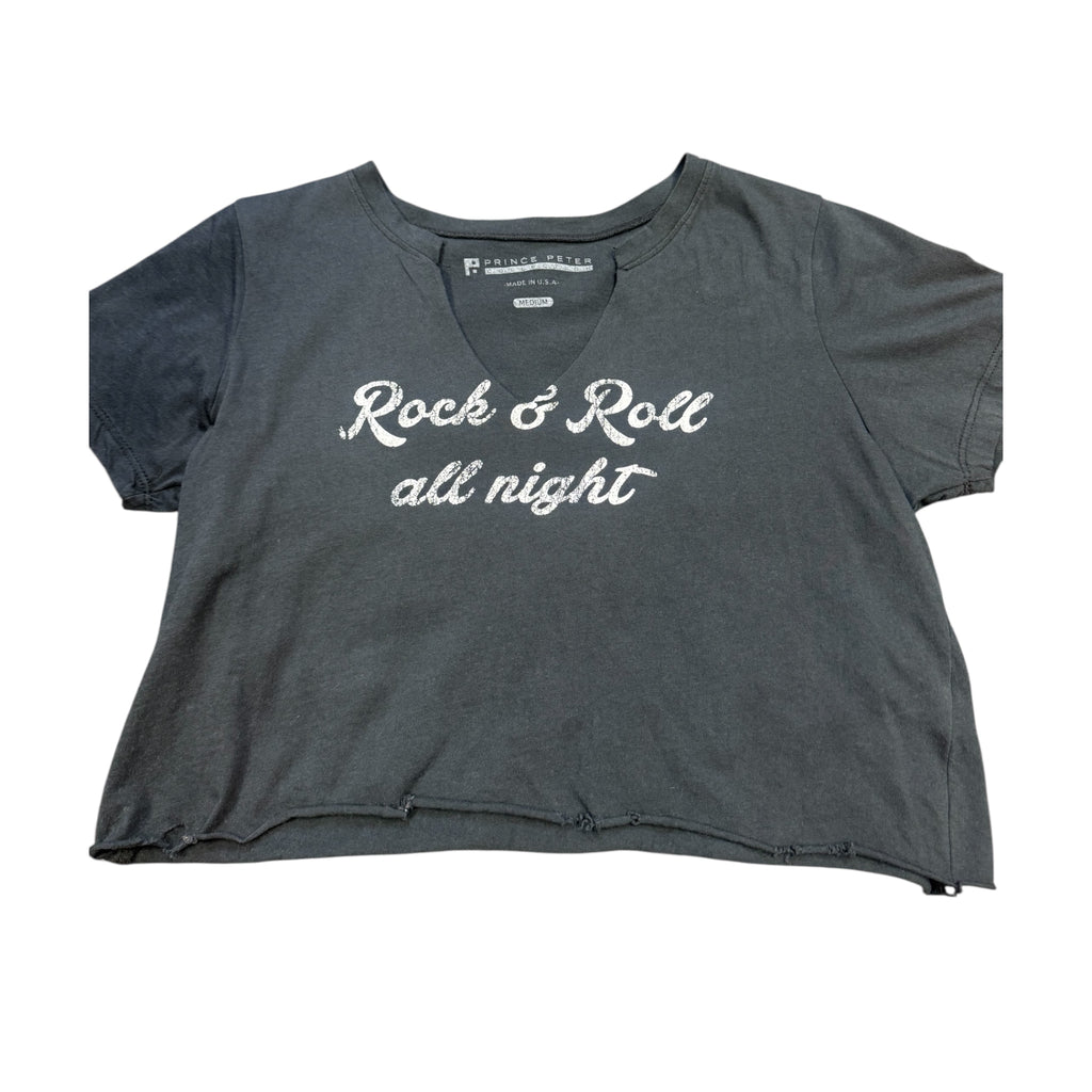 Prince Peter Rock & Roll All Night Black Graphic Size Medium- RF