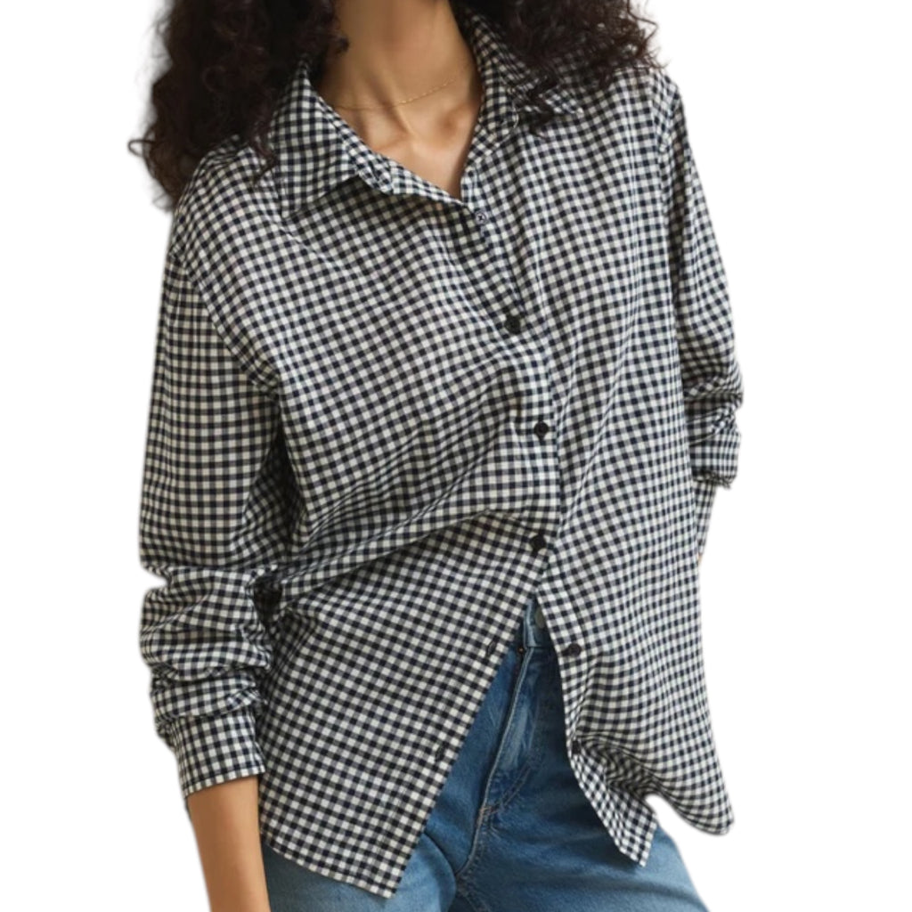 Z Supply Seaport Button Up Top Eclipse