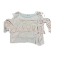 American Eagle Outfitters Pink & White Striped Top Size M - RF