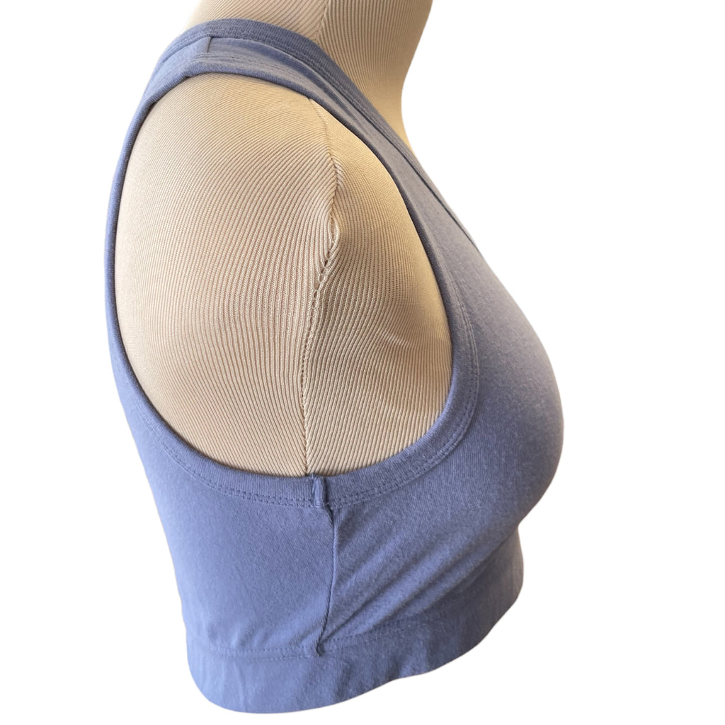 Double Zero Periwinkle Cropped Tank Top Size M - RF