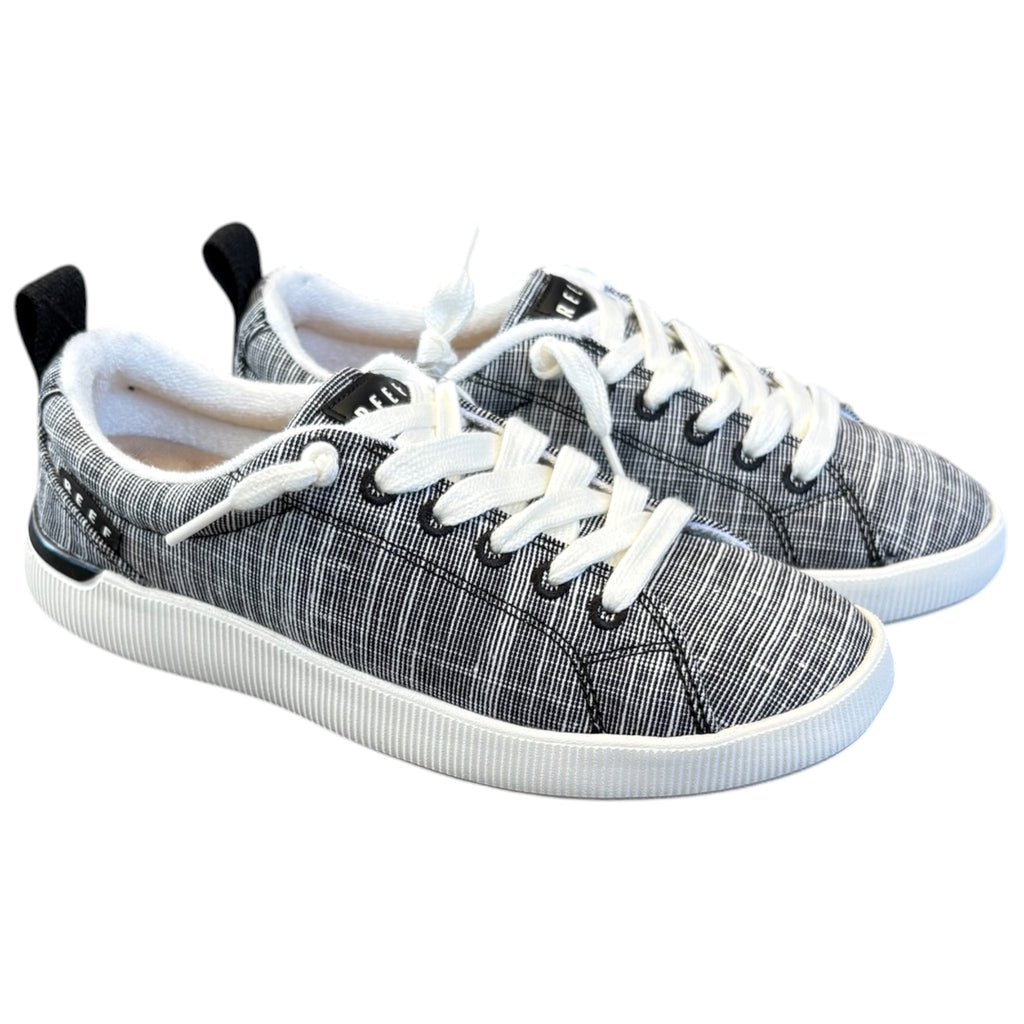 REEF Neptune Alana Black Textile Sneakers