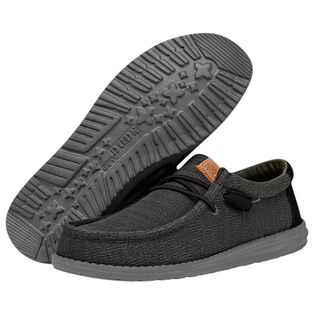 Hey Dude Wally Grid Black