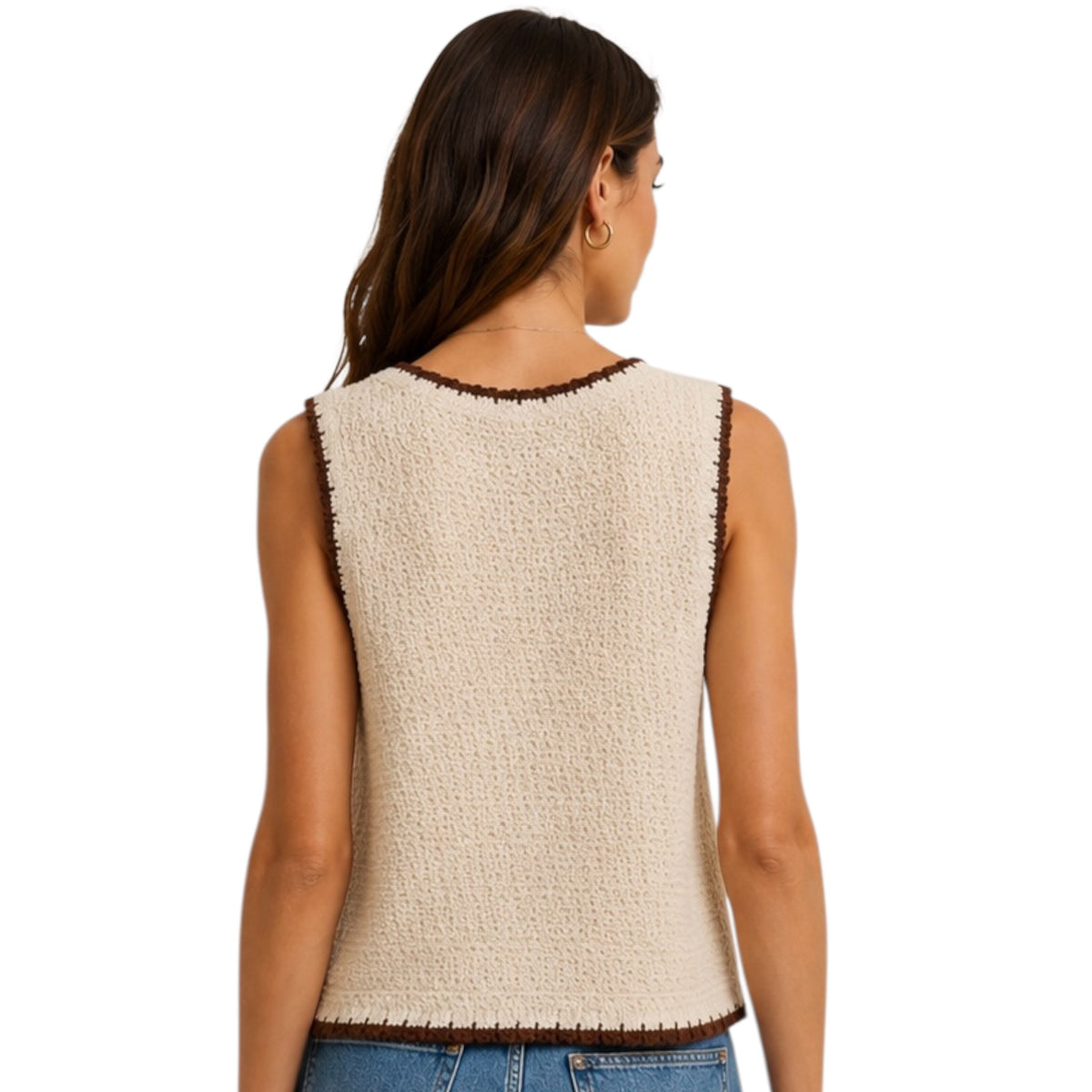 Z Supply Yessenia Whipstitch Tank Linen