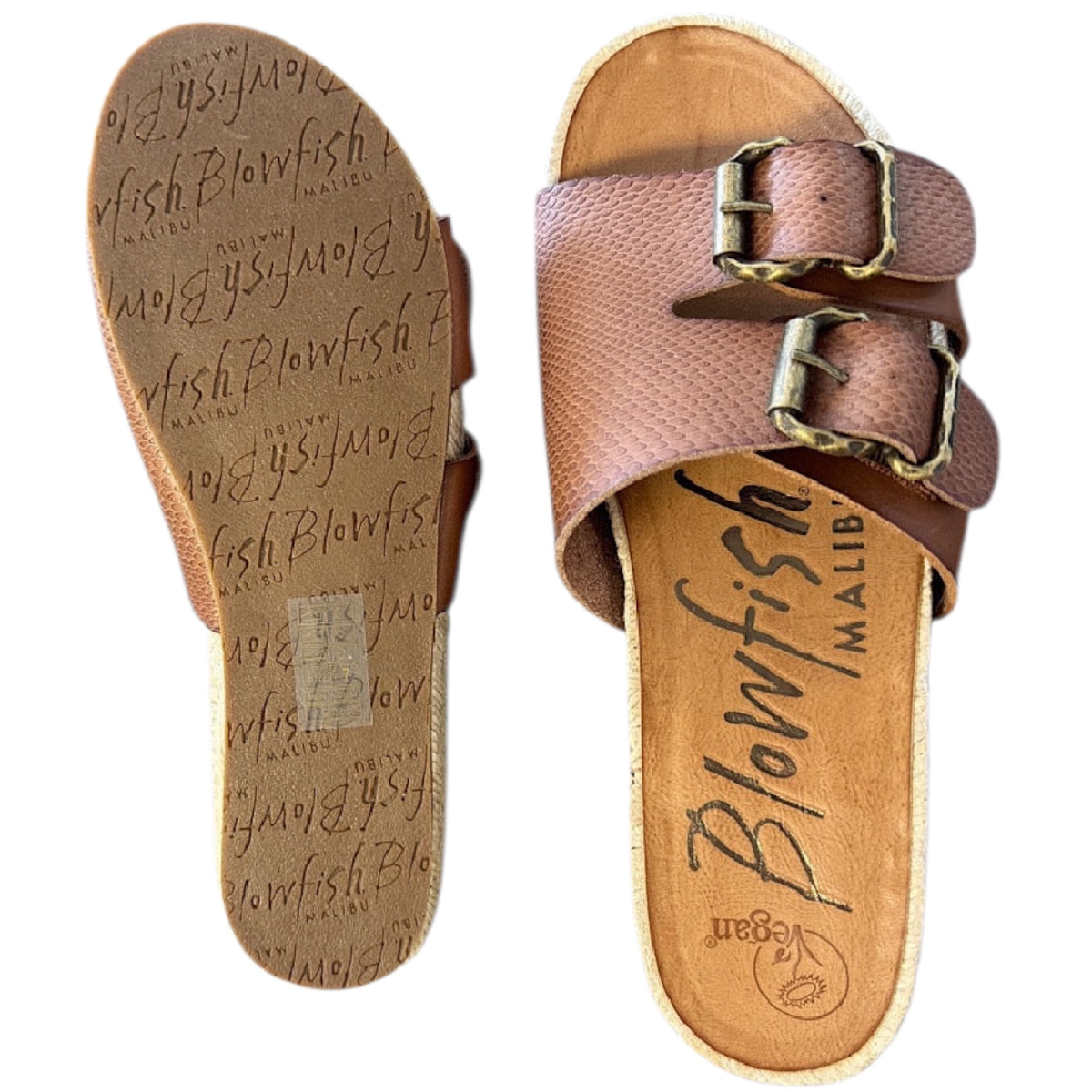 Blowfish Gennah Rope Slide Sandals Arabian Sand Dyecut