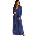 Trisha Long Sleeve Hooded Maxi Cardigan