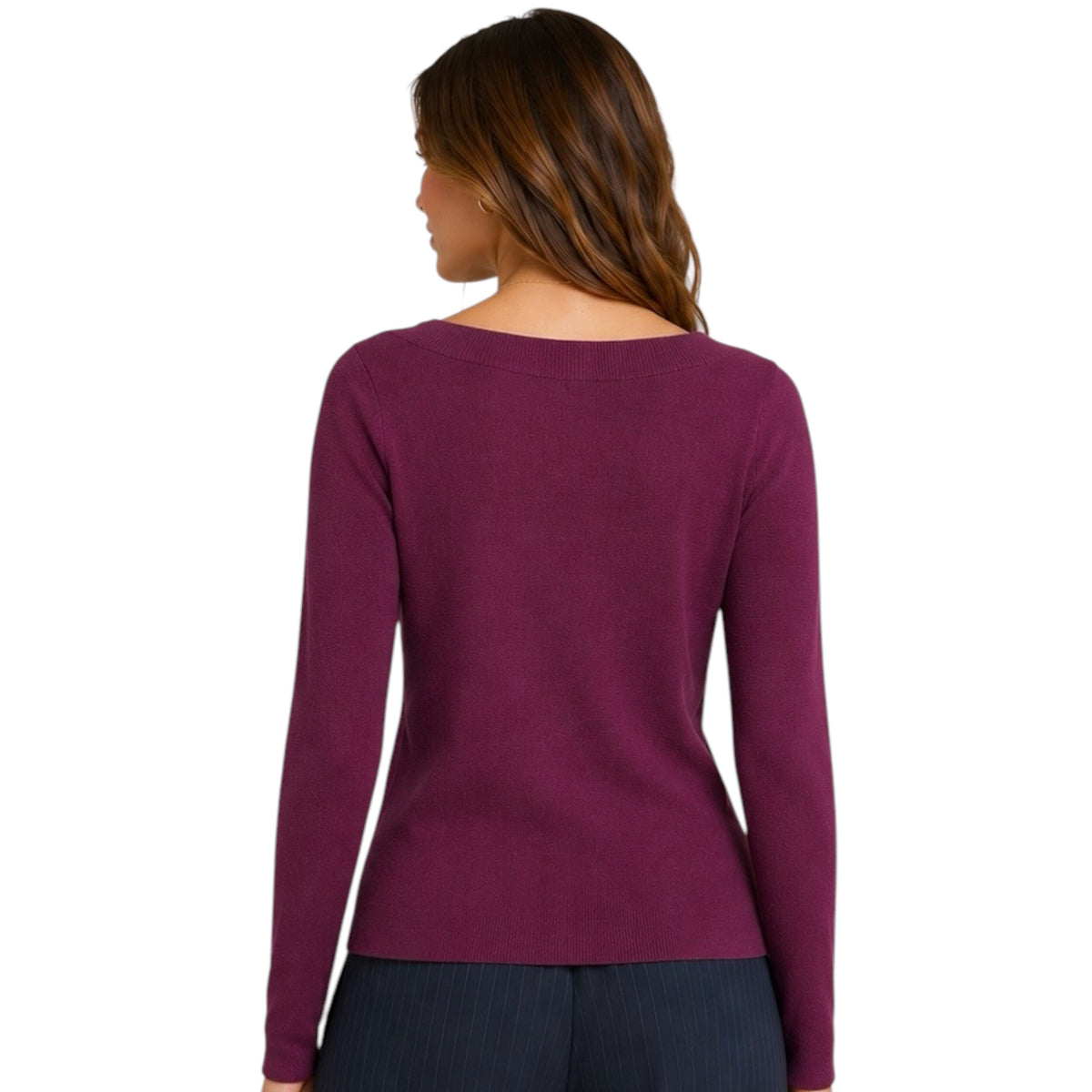 Eggplant Nova Sweater