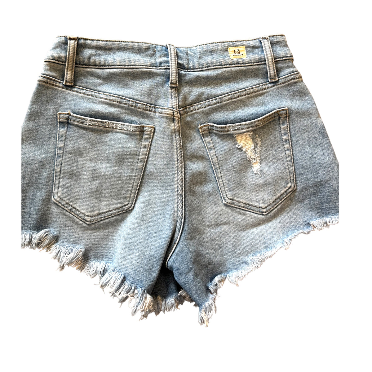 L.T.J Light Wash Distressed Denim Shorts Size S - RF