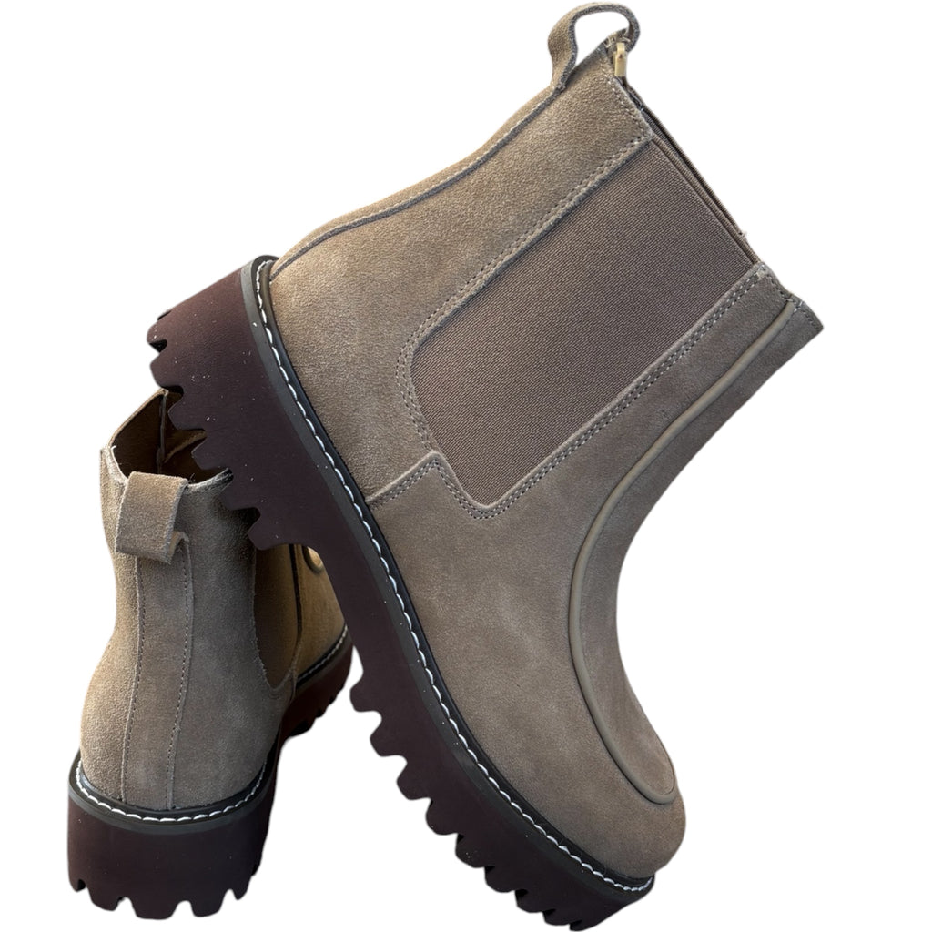 Project Cloud Jannie Lt Taupe Suede Boot