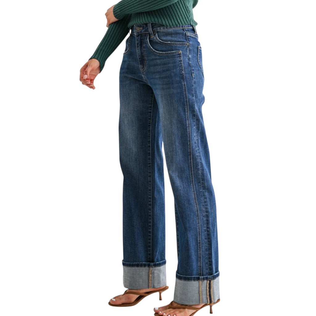 MICA MDP-W3951 H/R Slim Wide Cuffed Leg