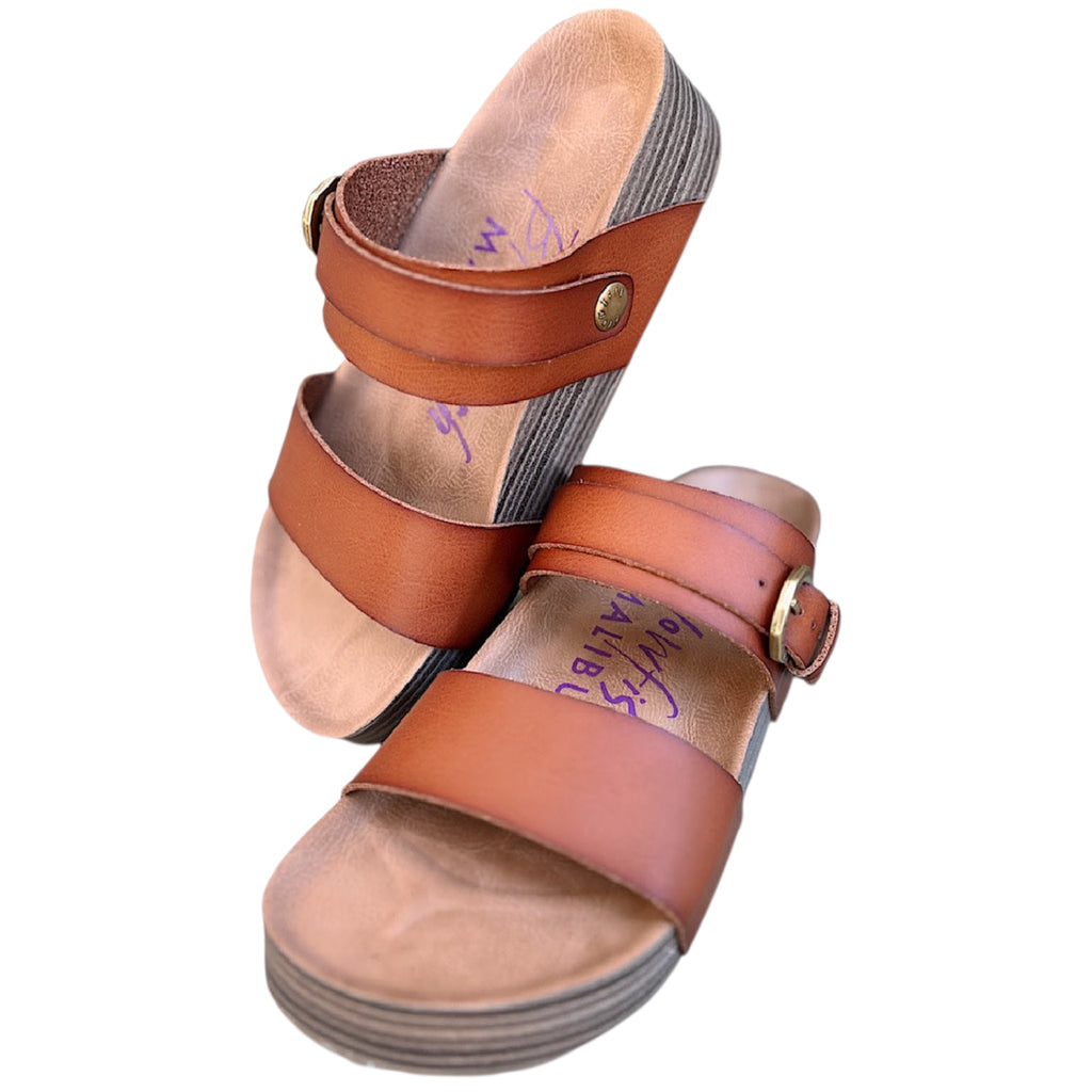Blowfish Marge Wood Dyecut Sandals