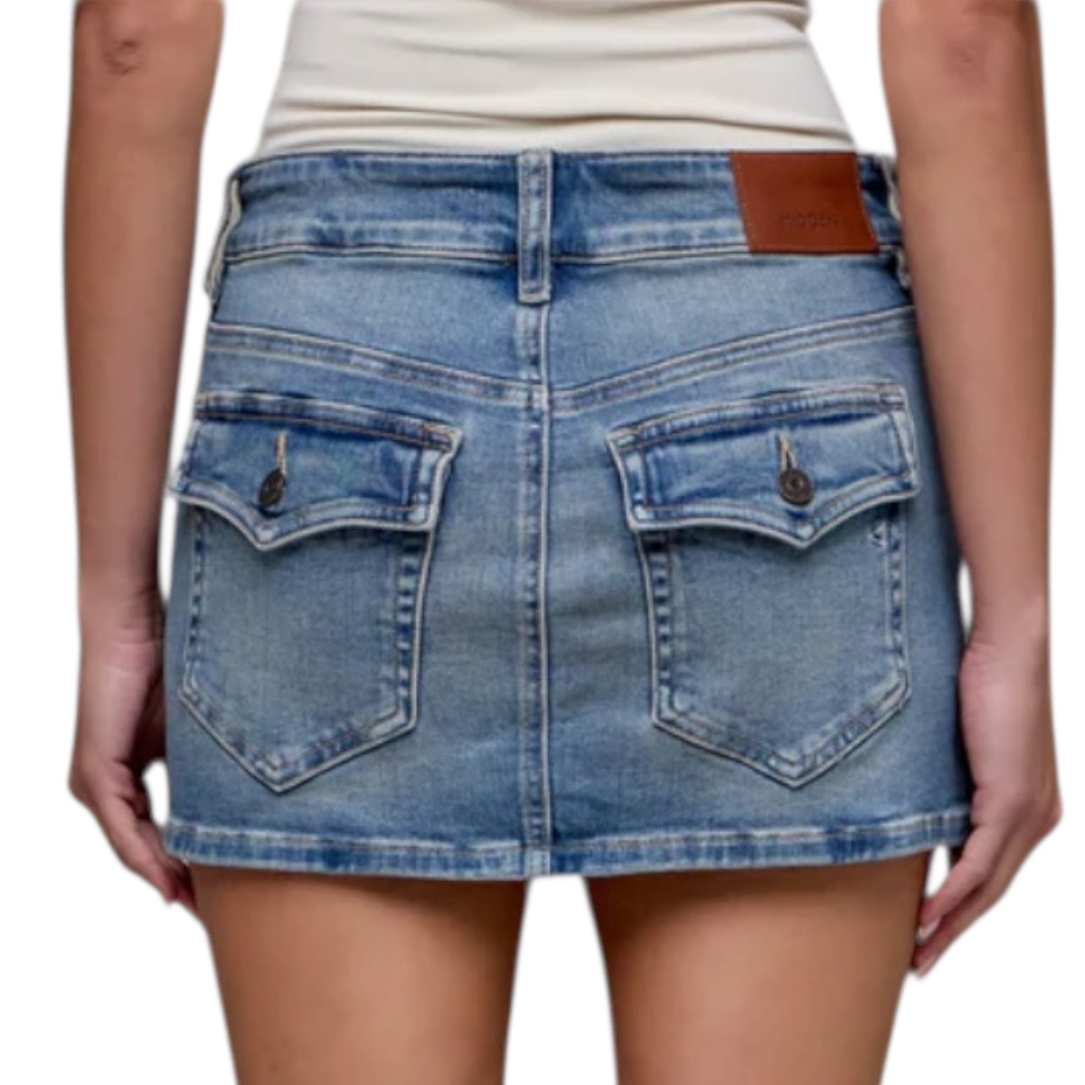 HD5212-VT Denim Micro Mini Skirt