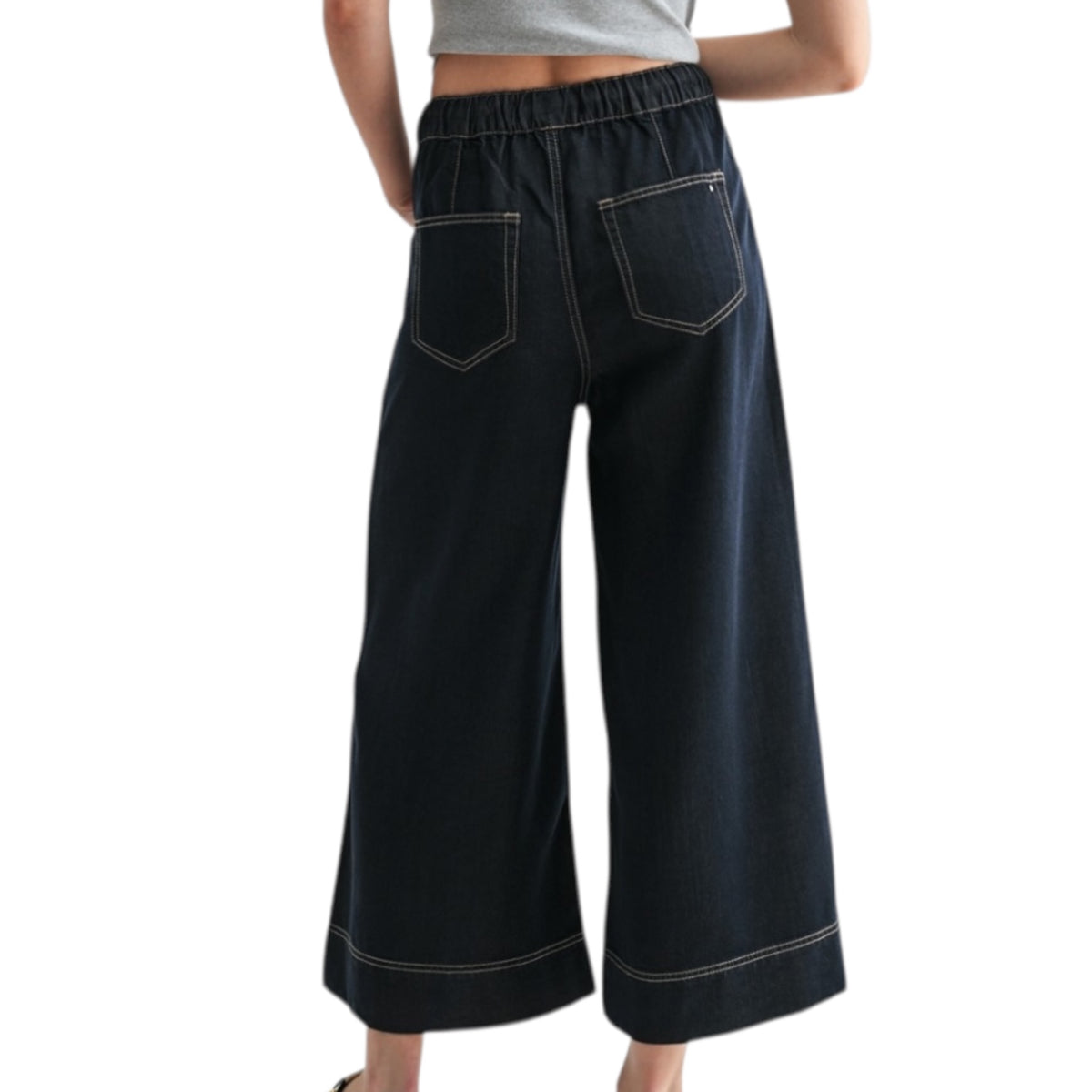 MICA MDP-G3868 Dark High Rise Wide Jogger