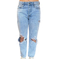 Hidden HD1225BF-VT Bailey H/R Boyfriend Light Wash Jean Size 27-RF