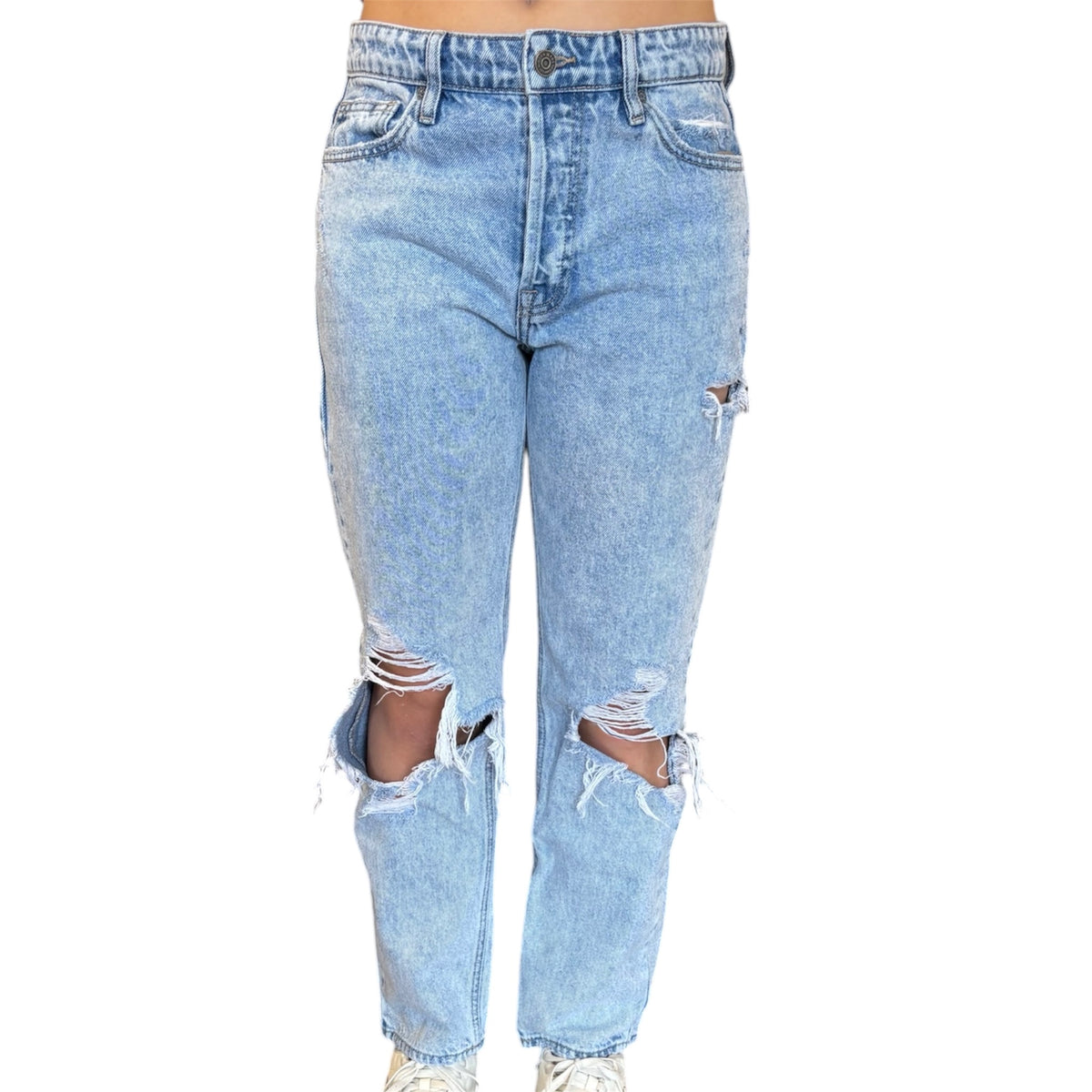 Hidden HD1225BF-VT Bailey H/R Boyfriend Light Wash Jean Size 27-RF