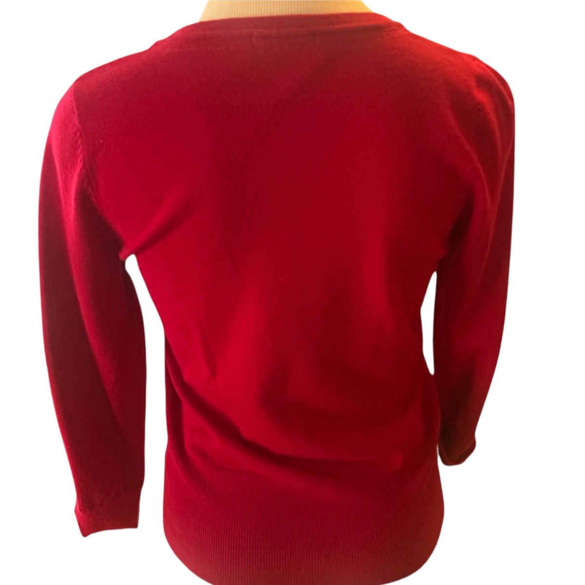 Maurices Red Button Front Cropped Cardigan Size M - RF