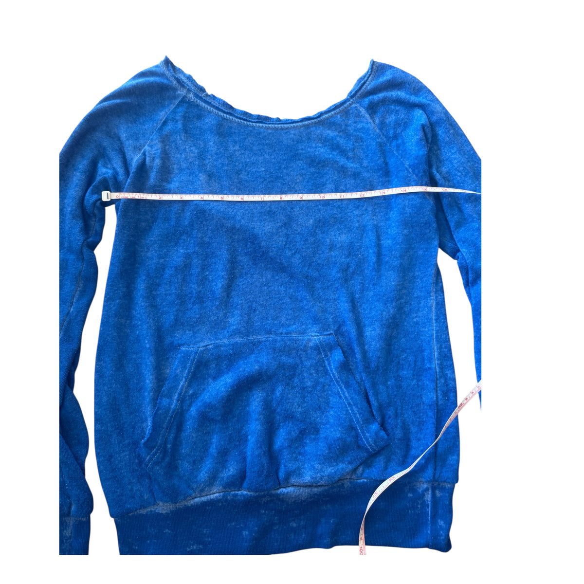Ocean Drive Royal Blue Long Sleeve Top Size Small - RF