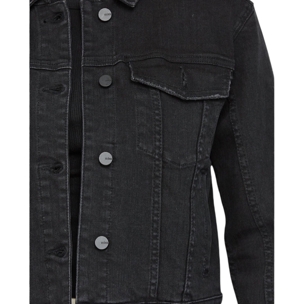 MICA MDP-J3011BK Black Denim Jacket