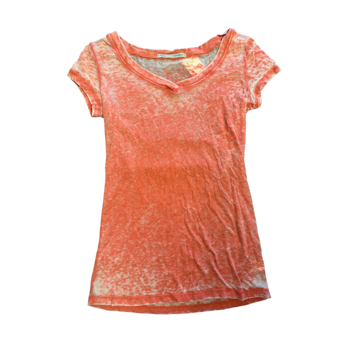 Maurices Coral Red Tie-Dye T-Shirt Size XS - RF