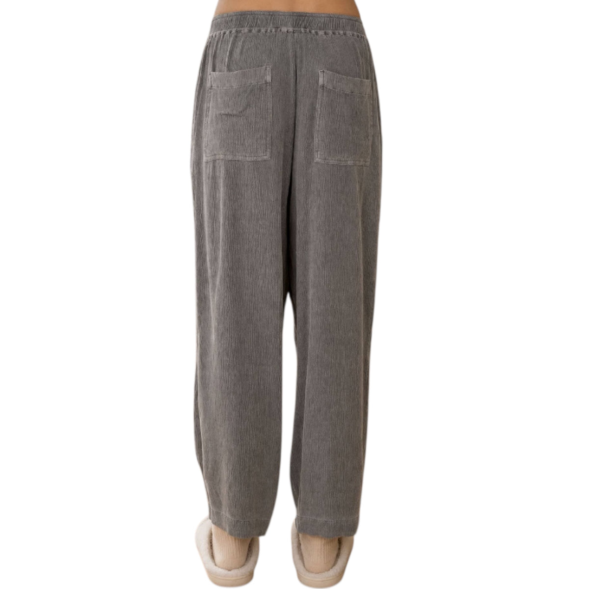 Charcoal Crinkle Lounge Pants
