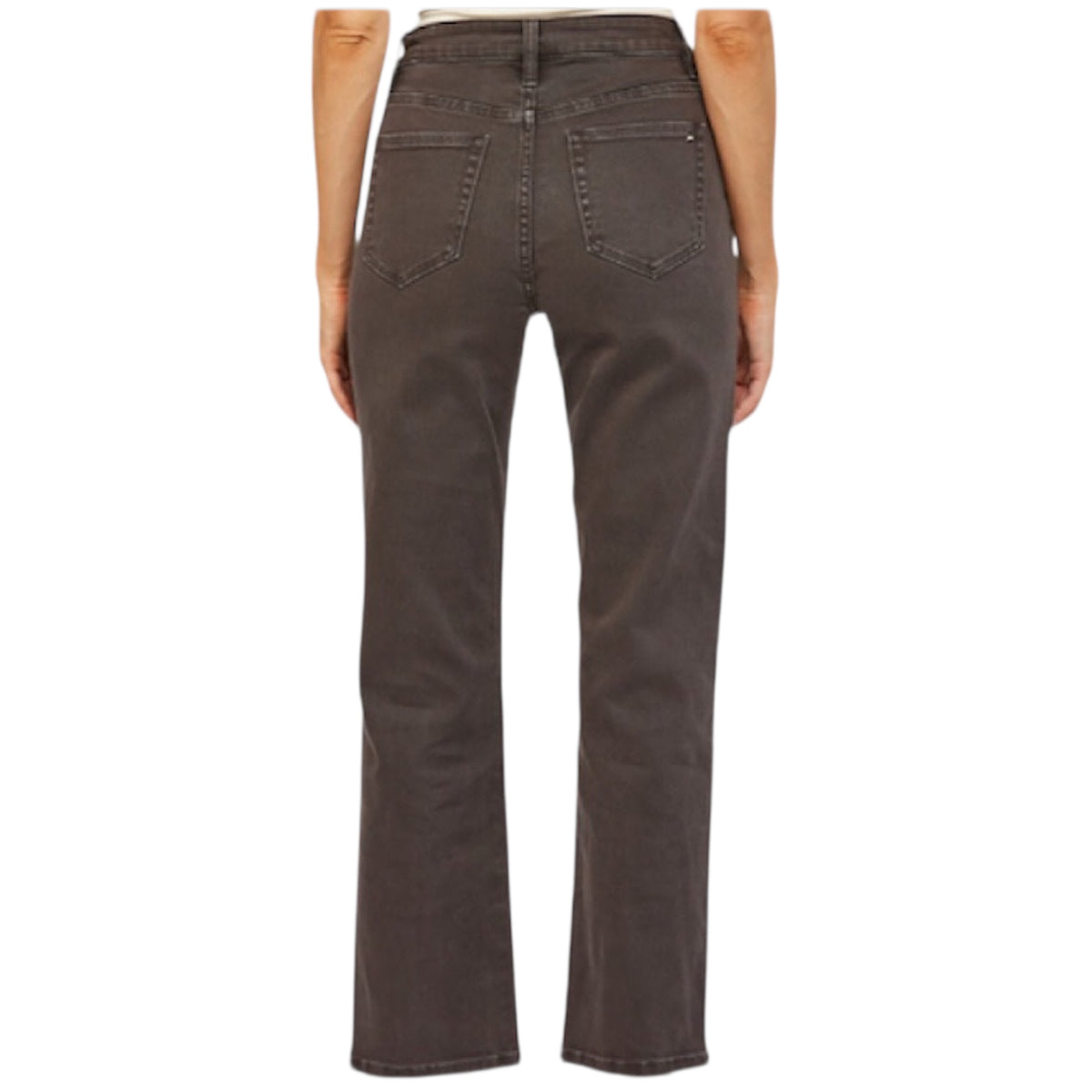 MICA MDP-T3024DB Dark Brown High Rise Straight Leg