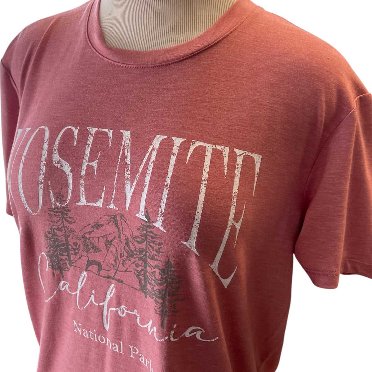 Oak & Trellis Dusty Rose Graphic Tee Size S - RF