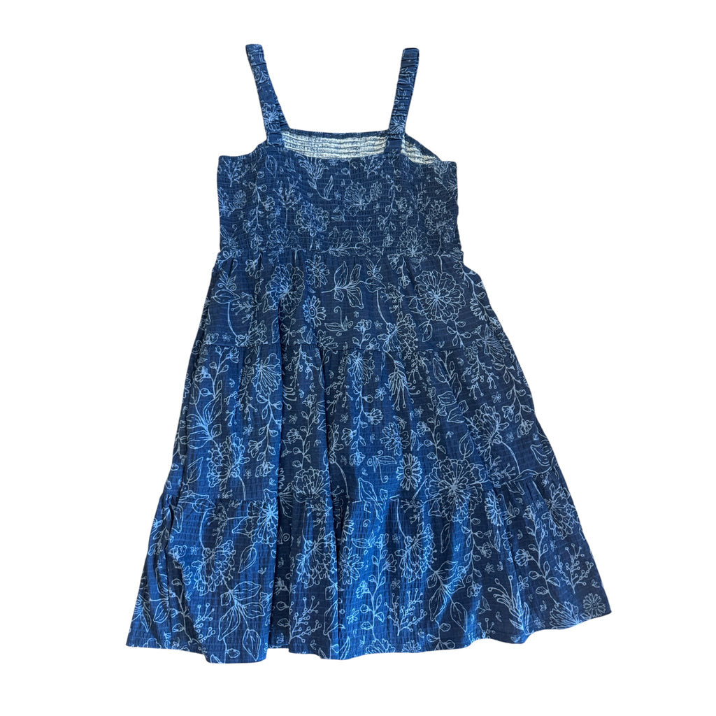 Maurices Navy Floral Mini Dress Size L - RF