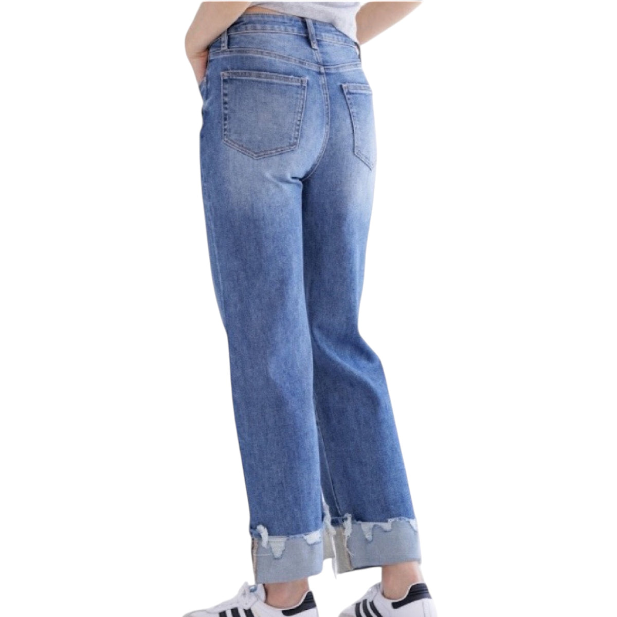 MICA MDP-T3308 S/H Relaxed Straight Cuffed Leg