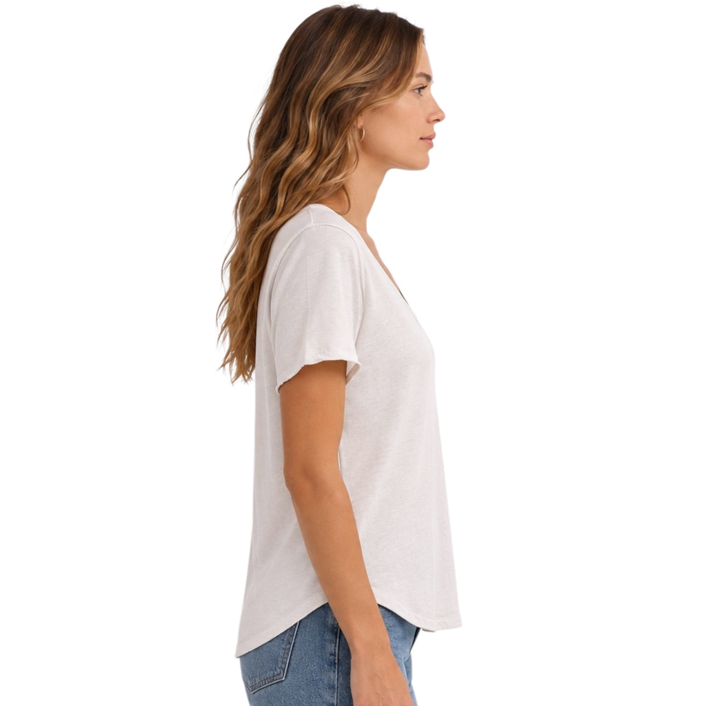 Z Supply The Organic Cotton V-Neck Tee Pumice