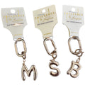 Initial Chain Charm Gold 3 inch
