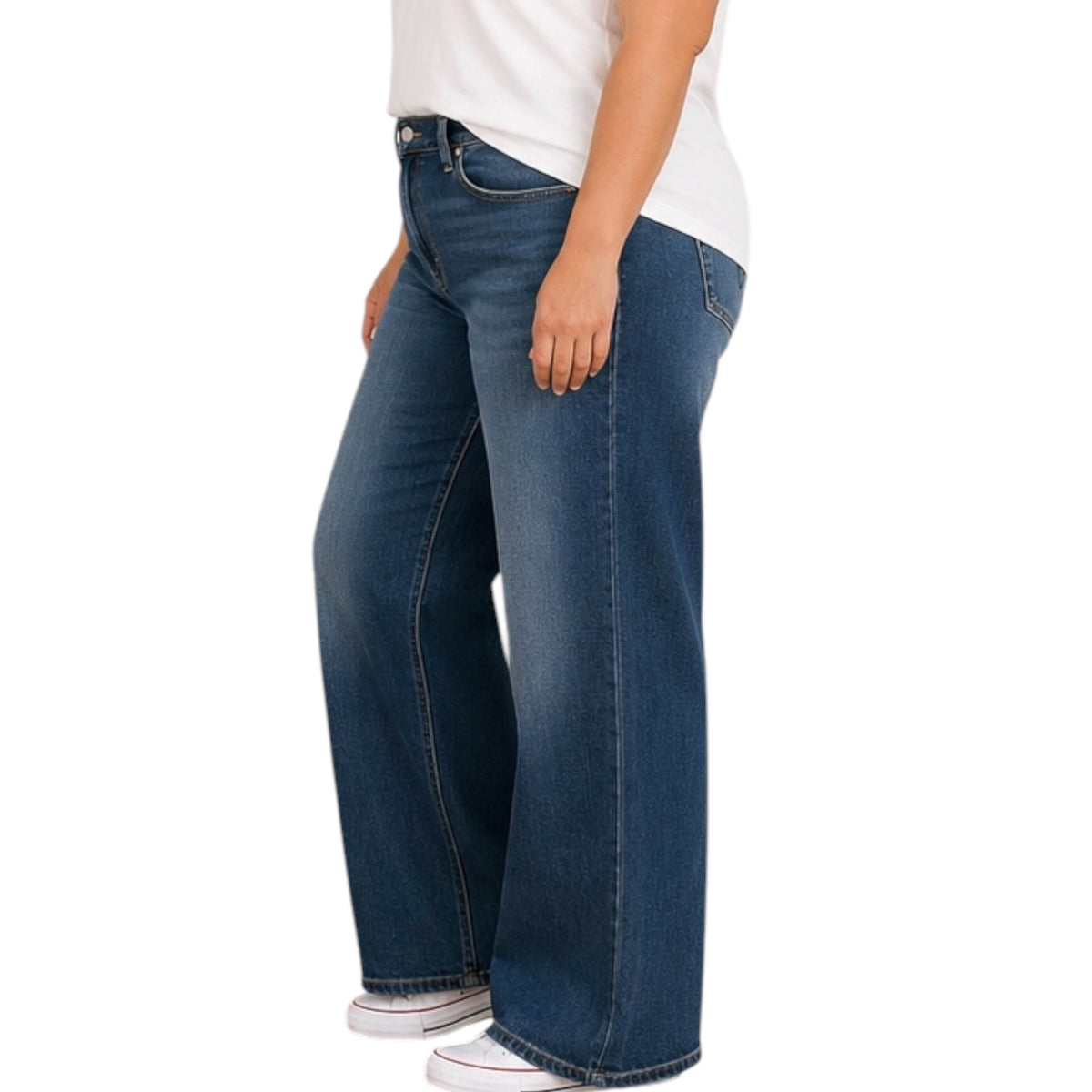 Judy Blue JB82689DK-PL H/R Baggy Jeans