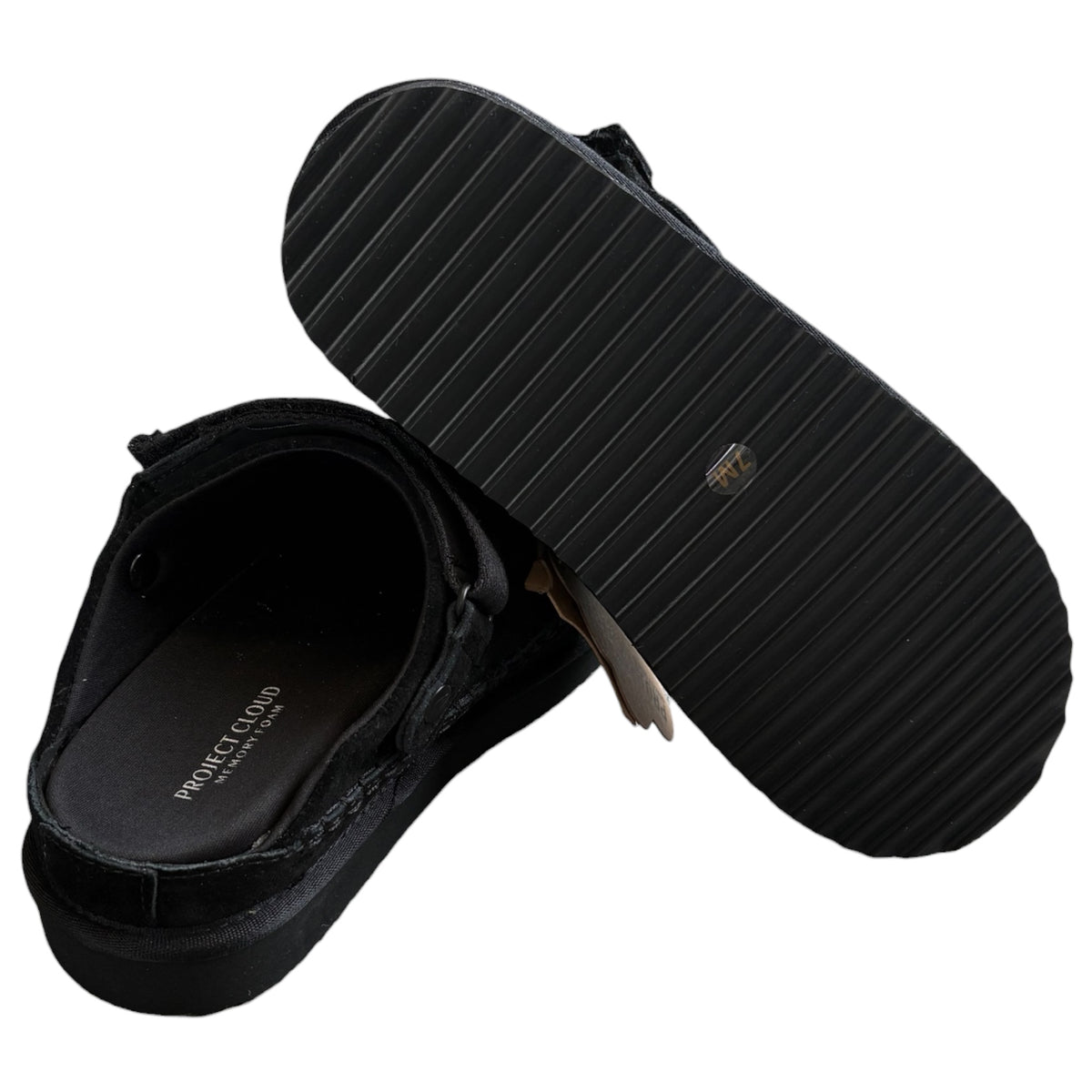 Project Cloud Greyson Suede Black Clogs