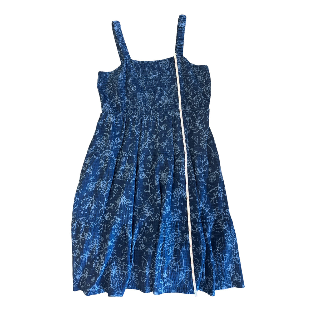 Maurices Navy Floral Mini Dress Size L - RF