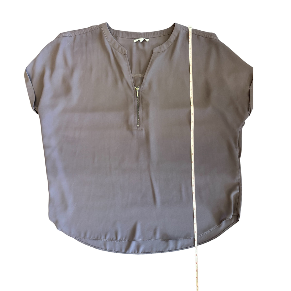 Maurices Dusty Violet Quarter-Zip Top Size XXL - RF
