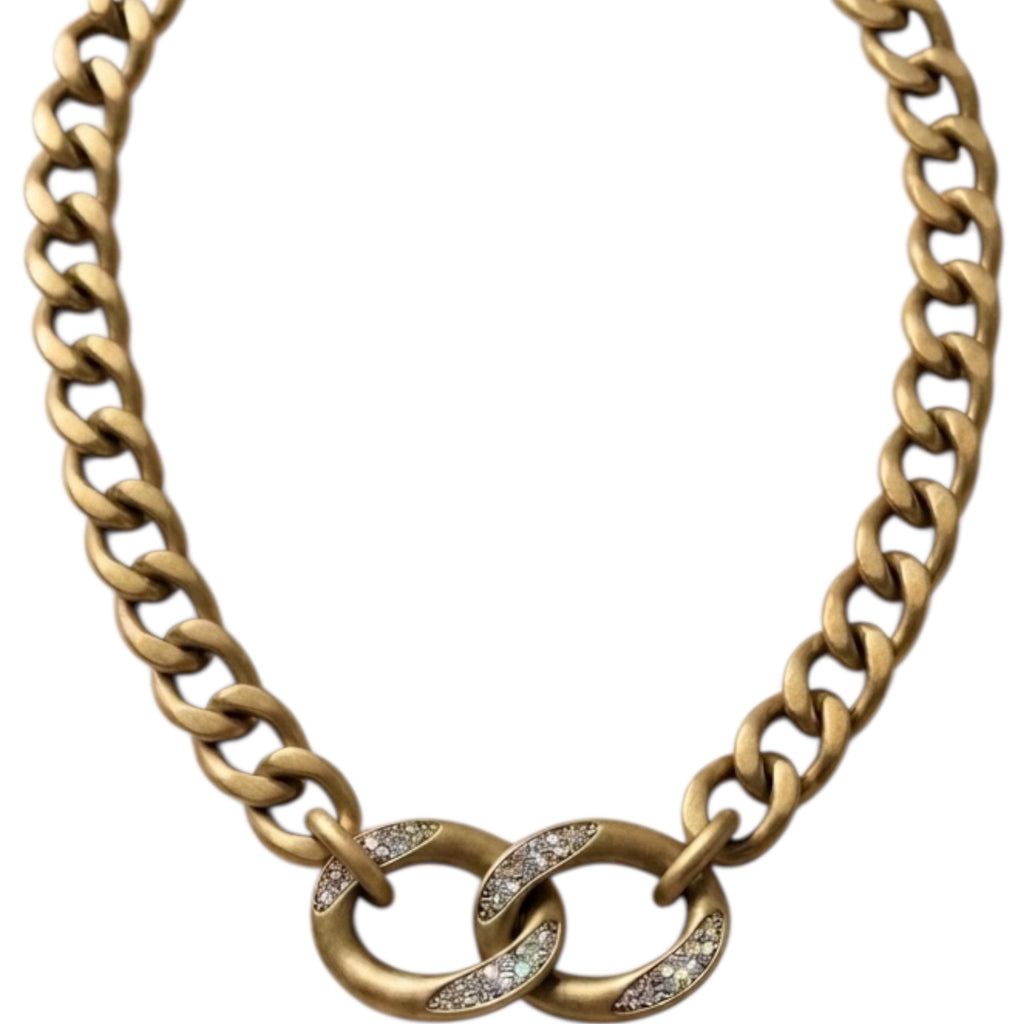 Ellen Gold Single Infinity Necklace