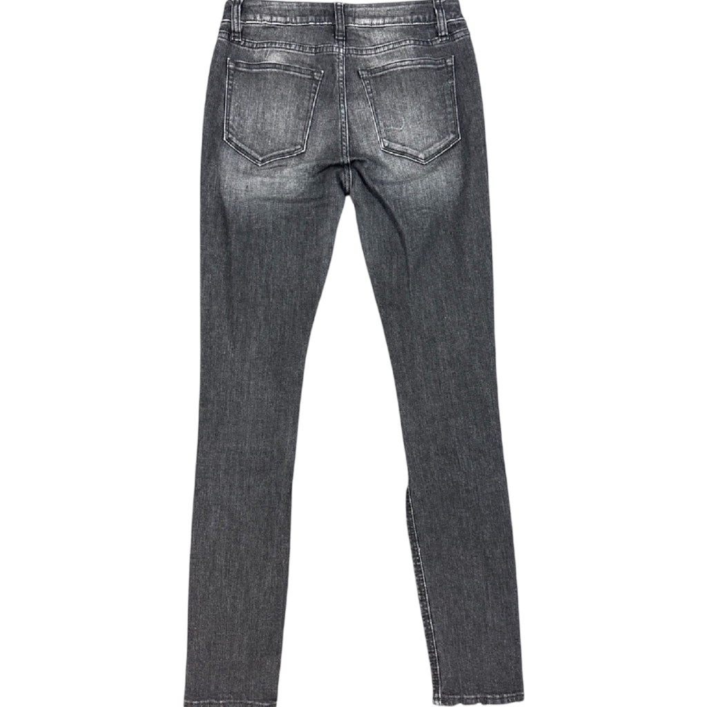 Miss Me M1001S45 Black Distressed Skinny Fit Jeans Size 26-RF