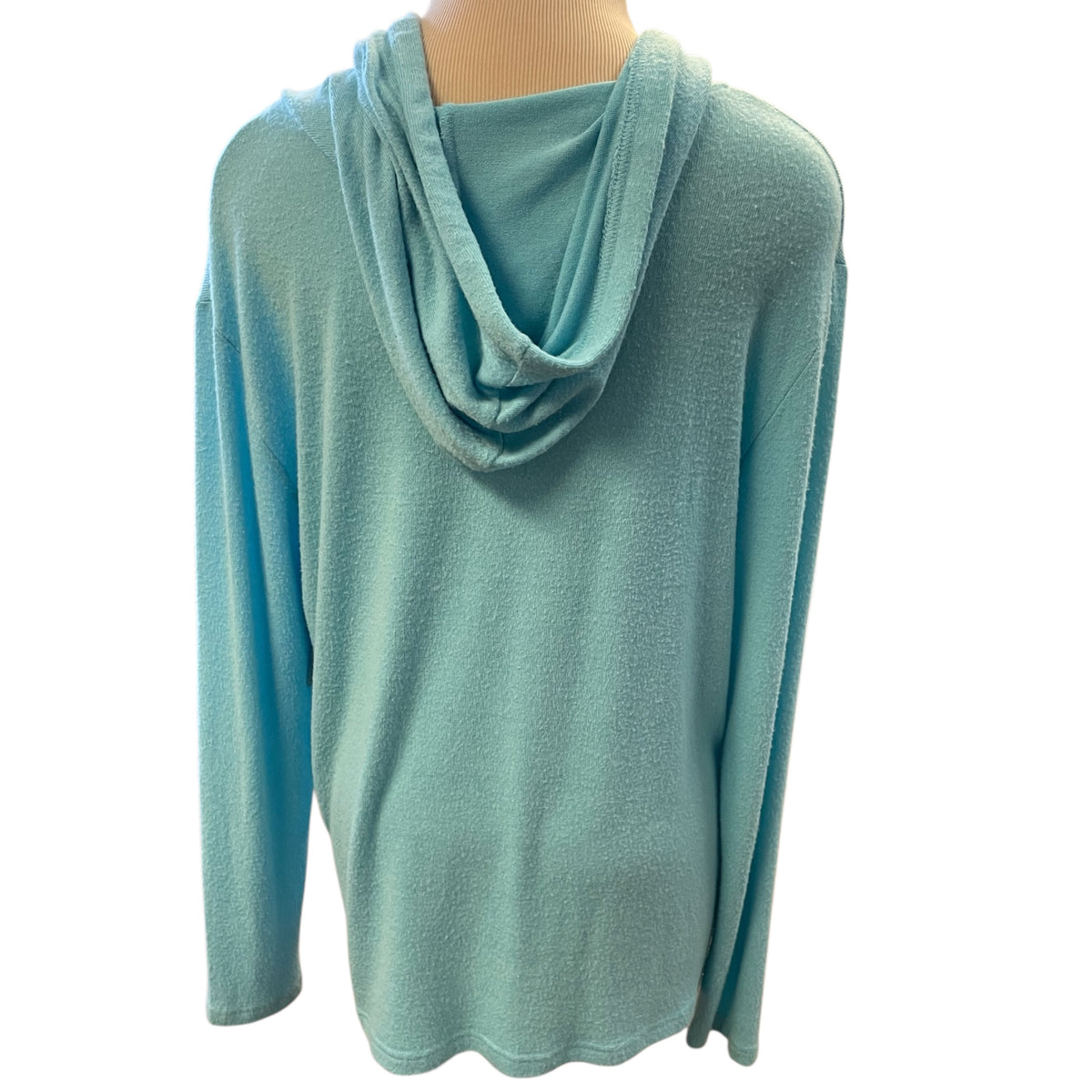 Zyia Active Baby Blue Hooded Long Sleeve Top Size S - RF
