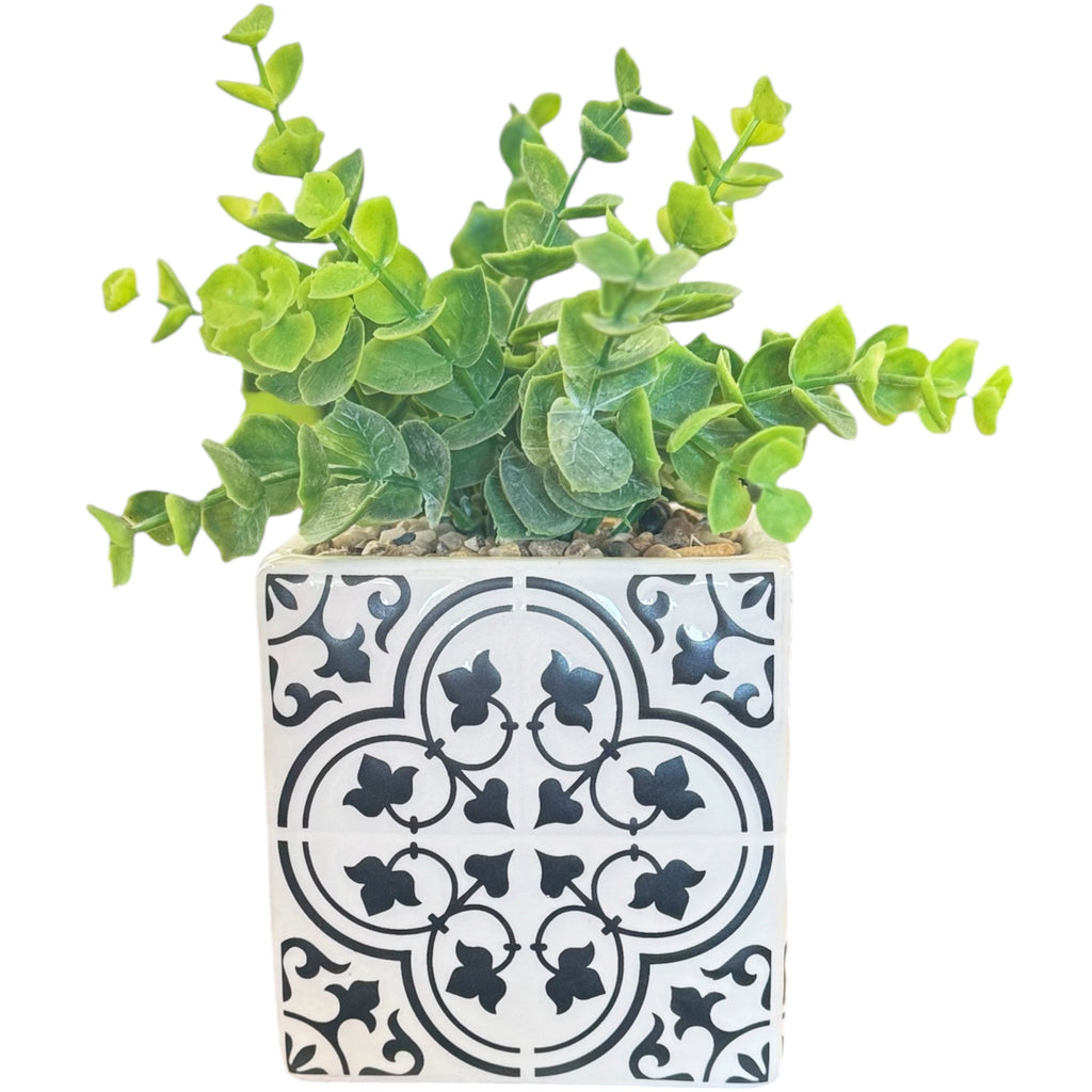 Ceramic Moroccan Tile Design Planter
