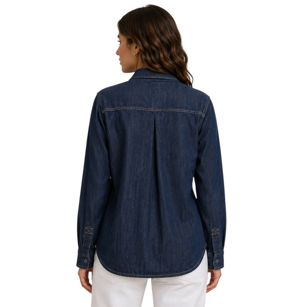 Hidden HD132S-DK Dark Blue Relaxed Fit Shirt