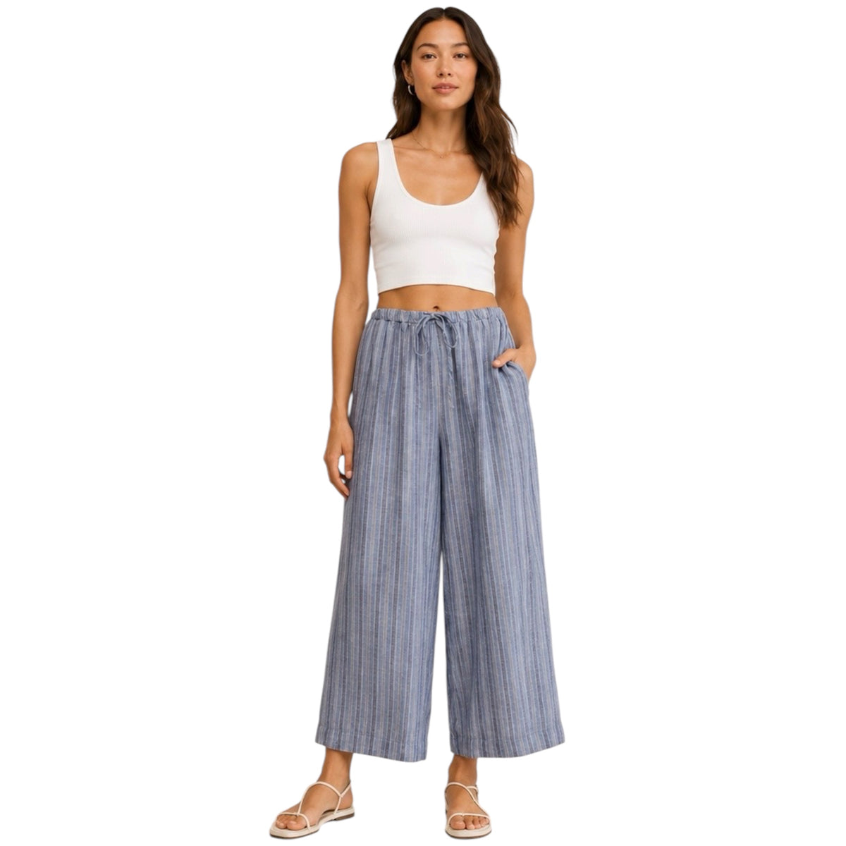 Z Supply The Perfect Striped Linen Pant