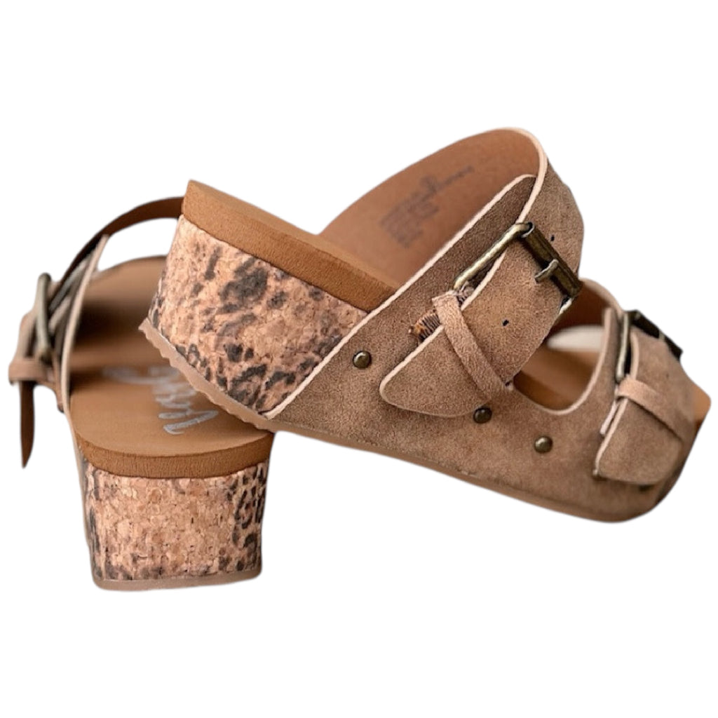 Very G Charlotte Tan Leopard Wedge