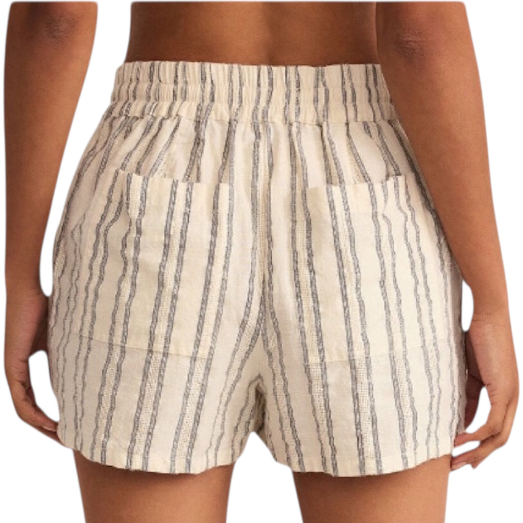 Z Supply Summerland Stripe Short Sea Salt