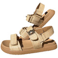 Natural Raffia Woven Double Strap Sandal
