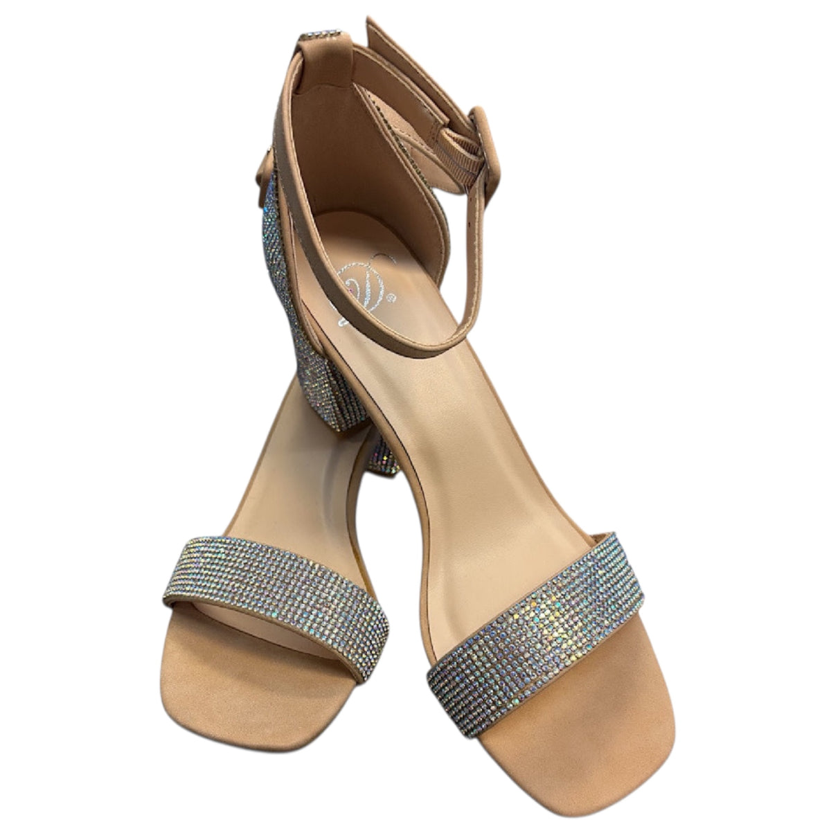 FD Nude Sparkle Dress Heel