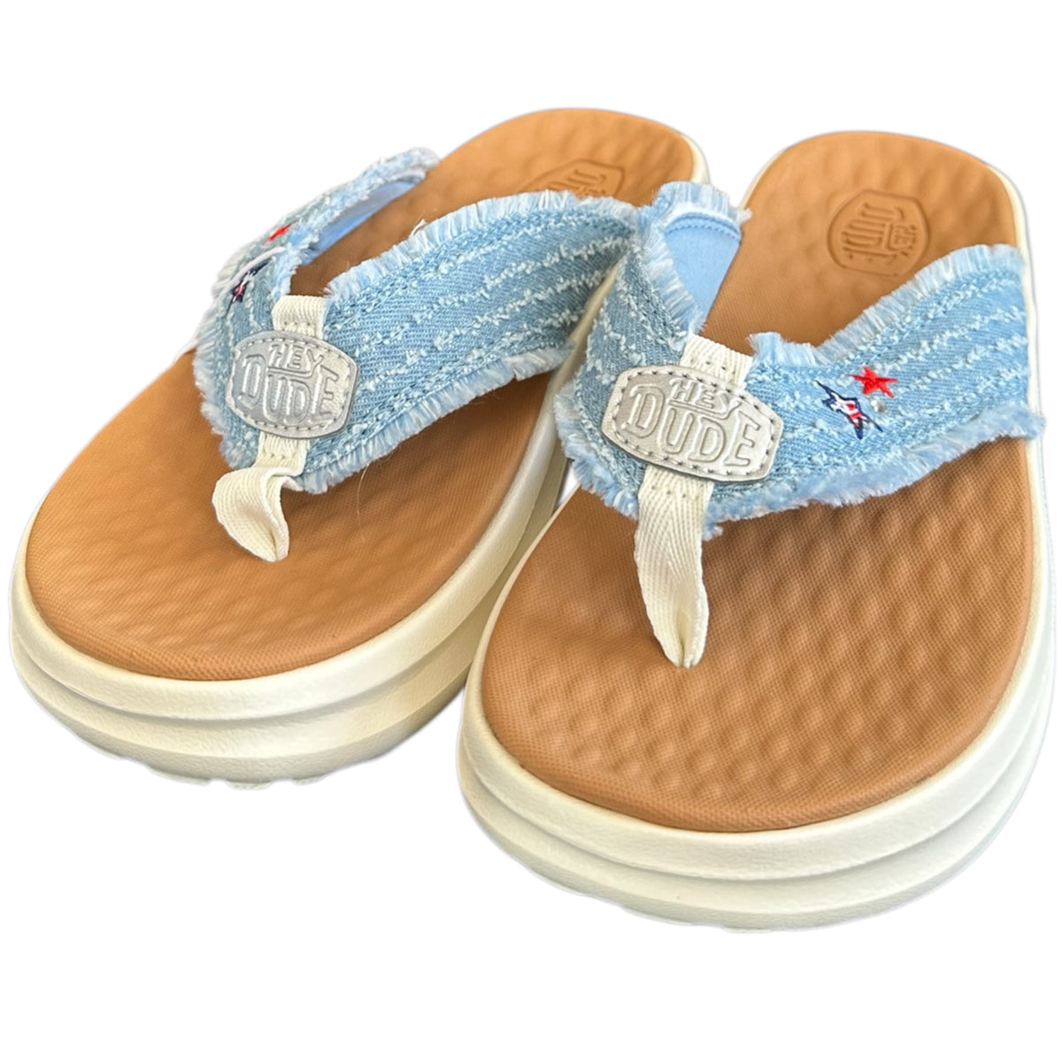 Hey Dude Tide Flip Flop Denim Star/Multi